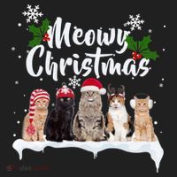 Meowy Christmas Winter Cats Women's Sweatshirt thumb 2