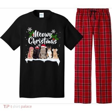 Meowy Christmas Winter Cats Pajama Set