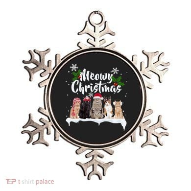 Meowy Christmas Winter Cats Ornament
