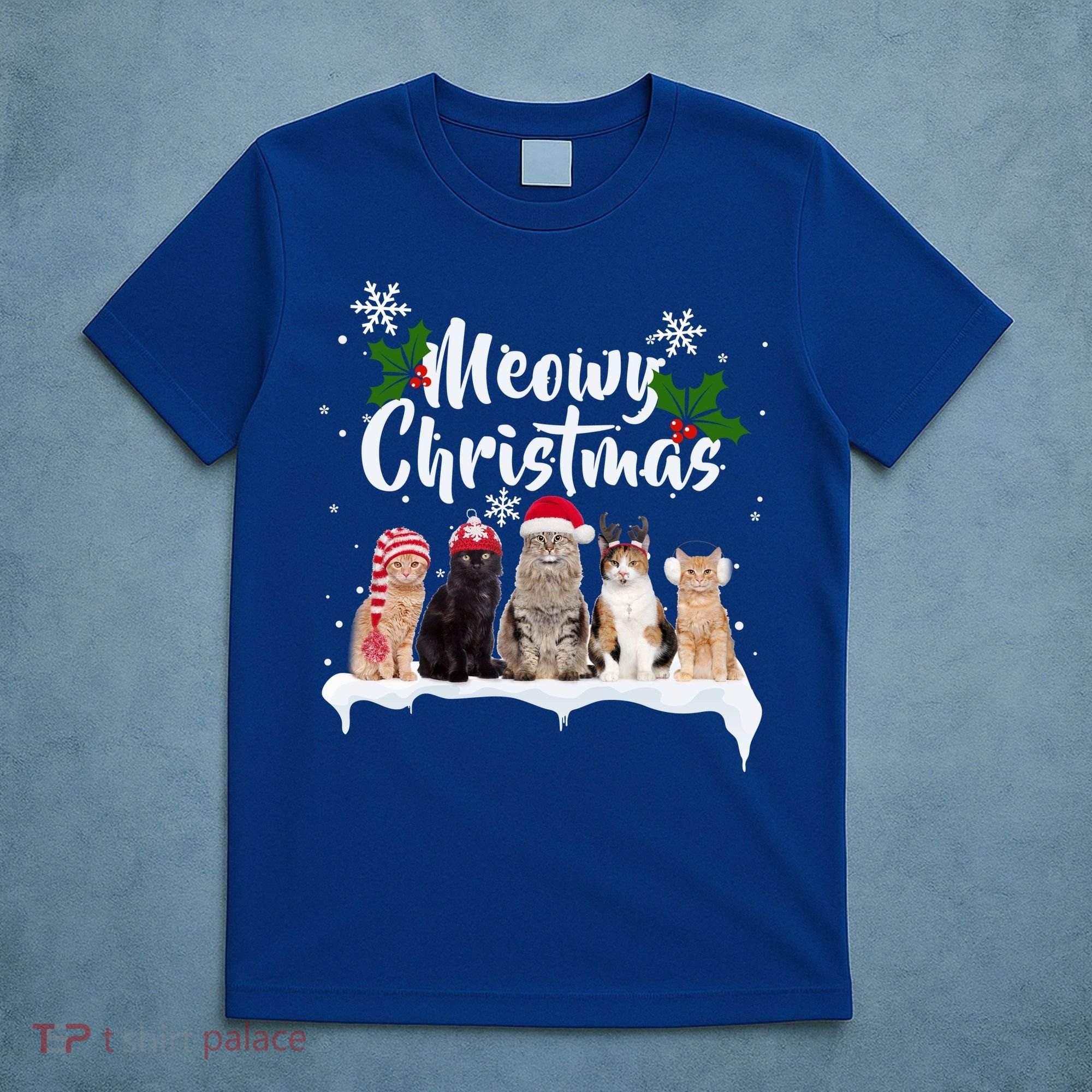 Meowy Christmas Winter Cats T-Shirt