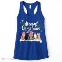Meowy Christmas Winter Cats Women's Tank Top thumb 0