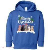Meowy Christmas Winter Cats Toddler Hoodie thumb 0