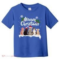 Meowy Christmas Winter Cats Toddler T-Shirt thumb 0
