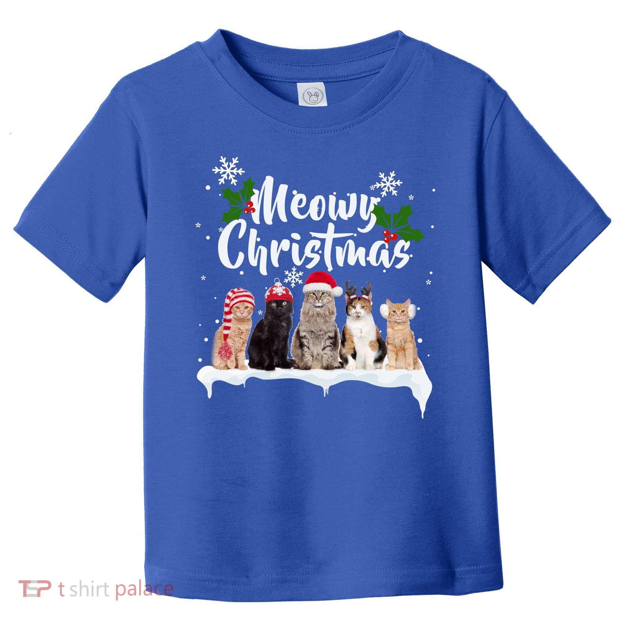 Meowy Christmas Winter Cats Toddler T-Shirt