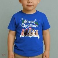 Meowy Christmas Winter Cats Toddler T-Shirt thumb 2