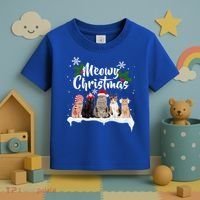 Meowy Christmas Winter Cats Toddler T-Shirt thumb 3
