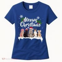 Meowy Christmas Winter Cats Women's T-Shirt thumb 0