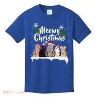 Meowy Christmas Winter Cats Kids T-Shirt thumb 0