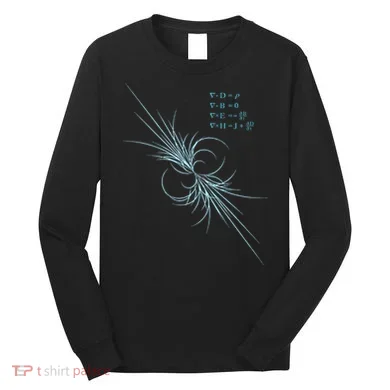 Maxwell Equation Physics Study Science Lover Physicist Long Sleeve Shirt
