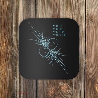 Maxwell Equation Physics Study Science Lover Physicist Coaster