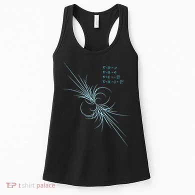 Maxwell Equation Physics Study Science Lover Physicist Women's Tank Top