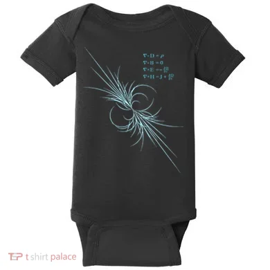 Maxwell Equation Physics Study Science Lover Physicist Baby Bodysuit