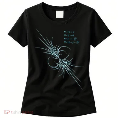 Maxwell Equation Physics Study Science Lover Physicist Women's T-Shirt