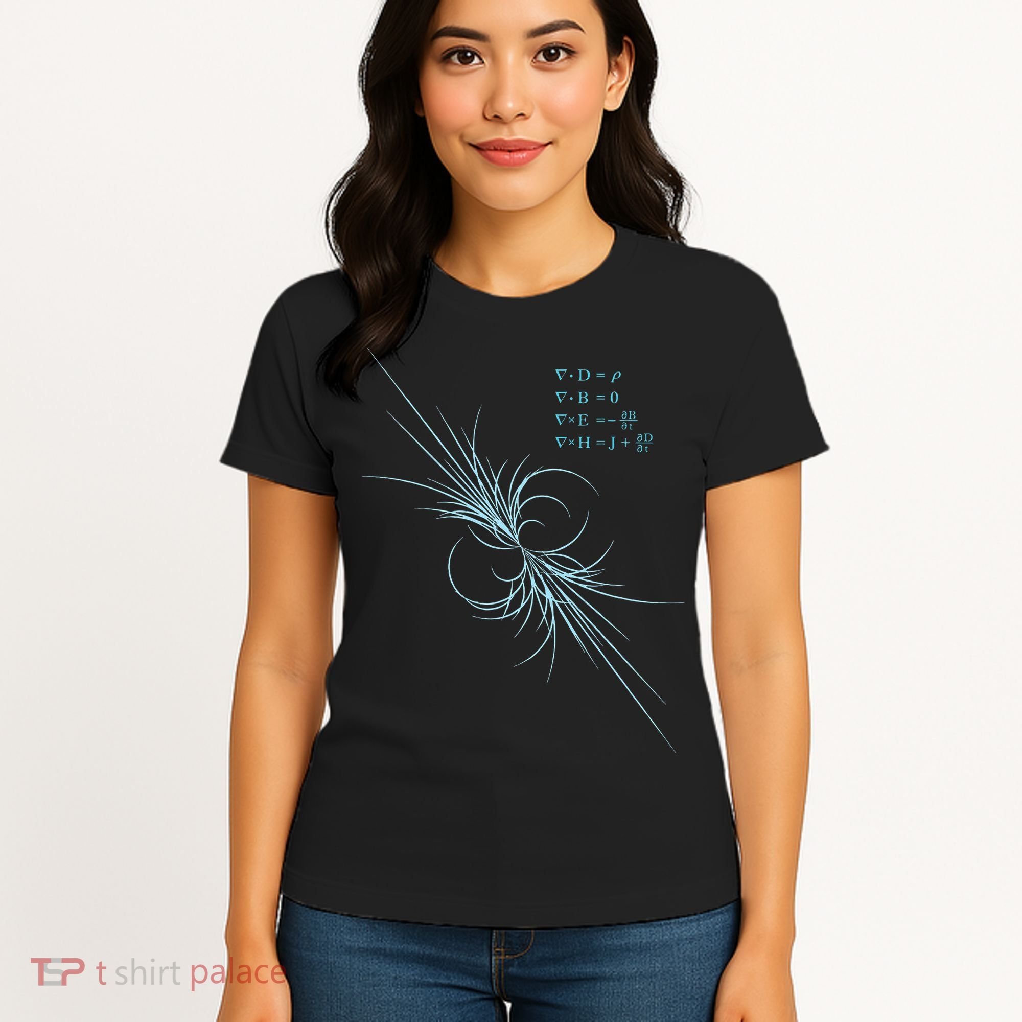 Maxwell Equation Physics Study Science Lover Physicist Women's T-Shirt