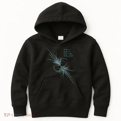 Maxwell Equation Physics Study Science Lover Physicist Kids Hoodie