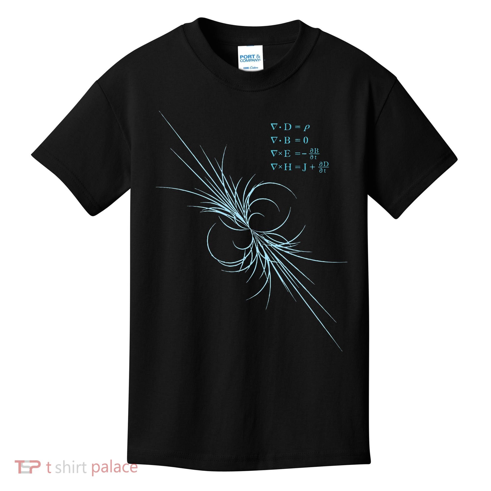Maxwell Equation Physics Study Science Lover Physicist Kids T-Shirt