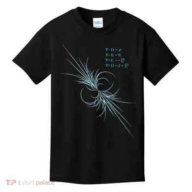 Maxwell Equation Physics Study Science Lover Physicist Kids T-Shirt
