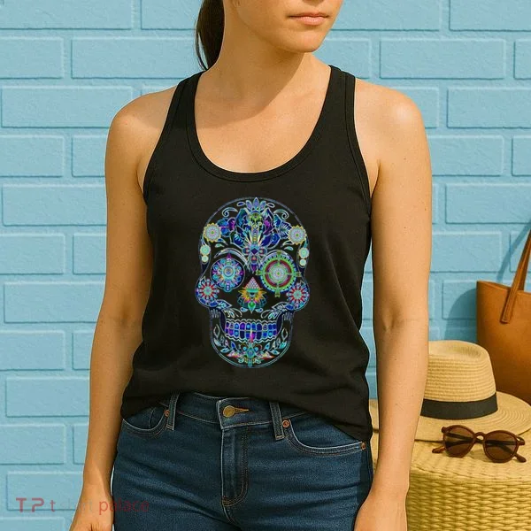Machine Elf Psychedelic Being Spiritual Women's Tank Top