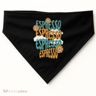 Me Espresso Retro Carpenter USA-Made Doggie Bandana