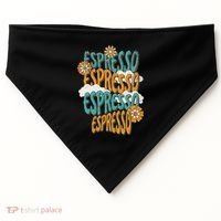 Me Espresso Retro Carpenter USA-Made Doggie Bandana thumb 0