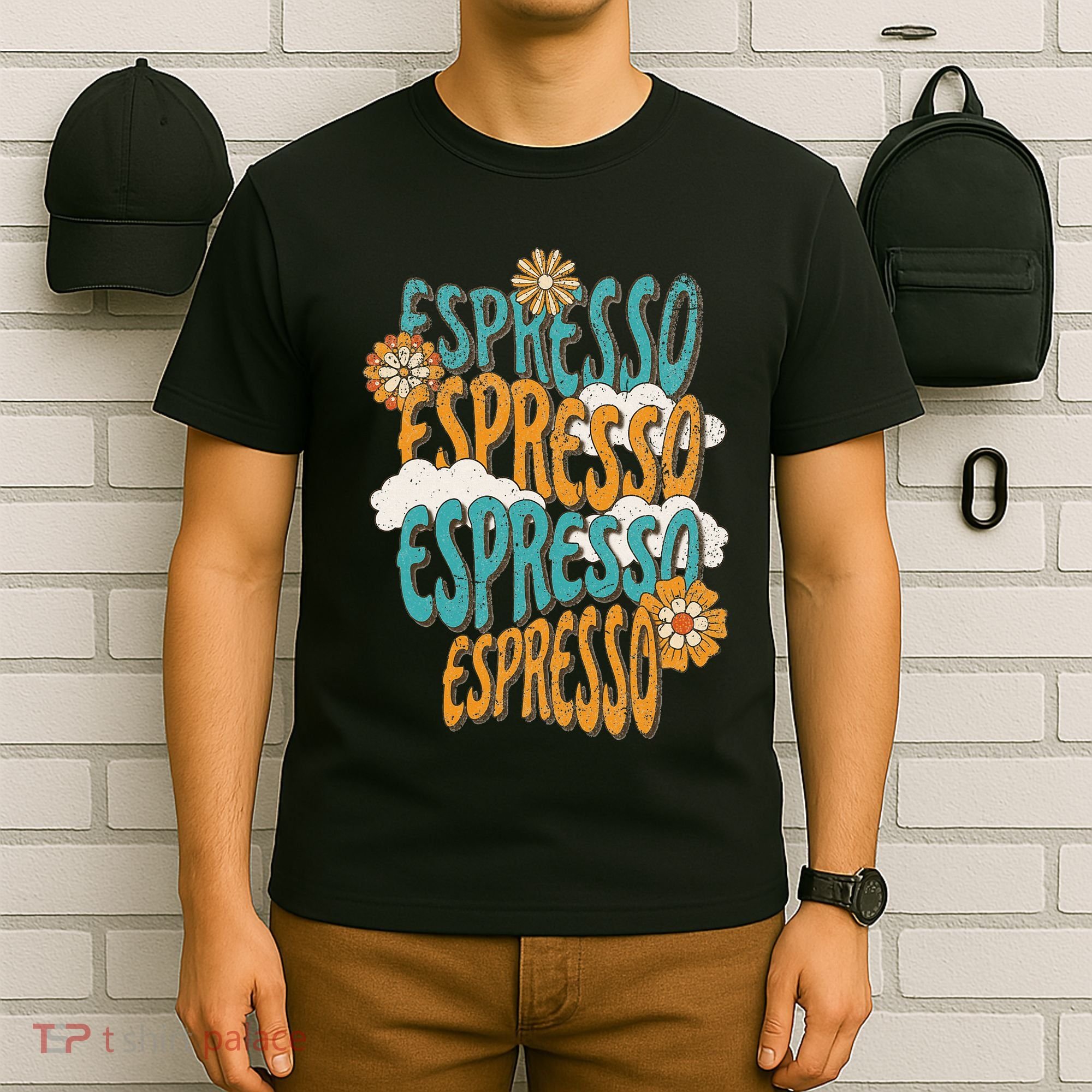 Me Espresso Retro Carpenter T-Shirt