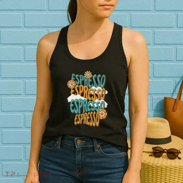 Me Espresso Retro Carpenter Women's Tank Top