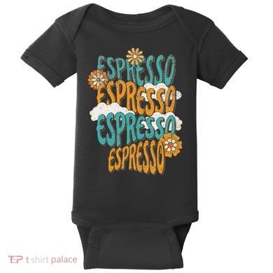 Me Espresso Retro Carpenter Baby Bodysuit
