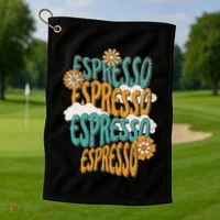 Me Espresso Retro Carpenter Golf Towel thumb 1