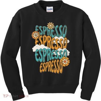 Me Espresso Retro Carpenter Kids Sweatshirt