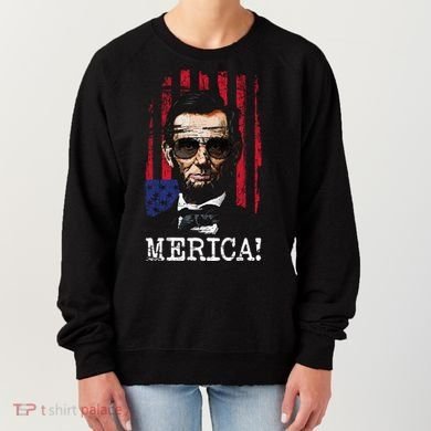 Merica Abe Lincoln Women's Sweatshirt