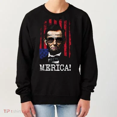 Merica Abe Lincoln Women's Sweatshirt