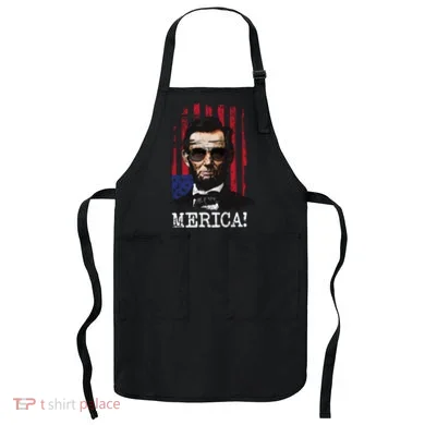 Merica Abe Lincoln Apron