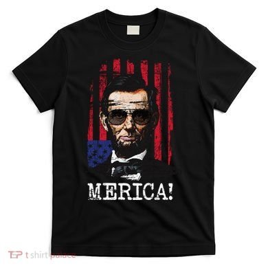 Merica Abe Lincoln T-Shirt