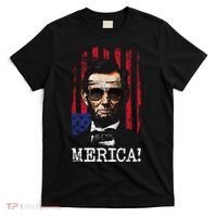 Merica Abe Lincoln T-Shirt thumb 0
