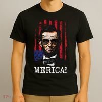 Merica Abe Lincoln T-Shirt thumb 3