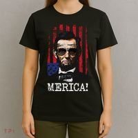 Merica Abe Lincoln T-Shirt thumb 4