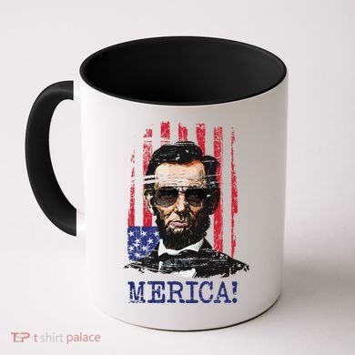 Merica Abe Lincoln Coffee Mug