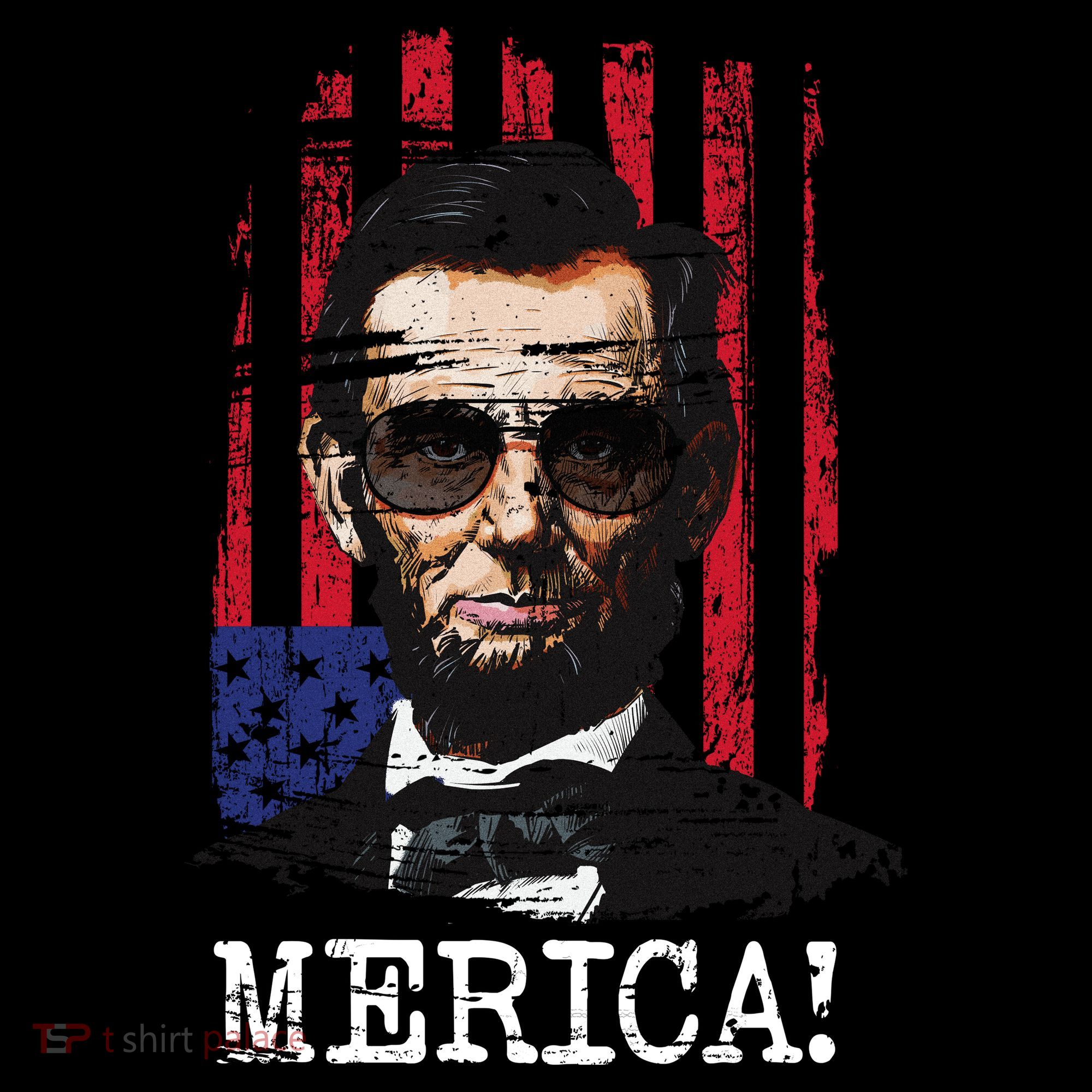 Merica Abe Lincoln Mousepad