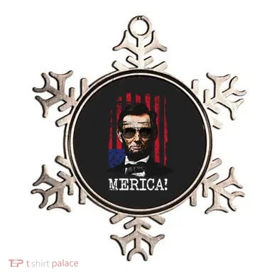 Merica Abe Lincoln Ornament