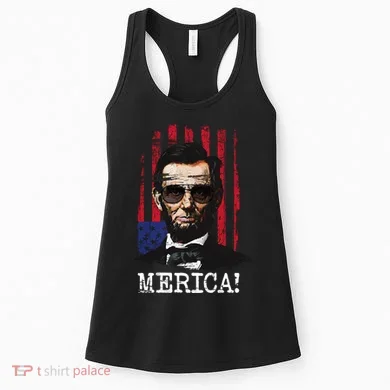 Merica Abe Lincoln Women's Tank Top