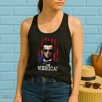 Merica Abe Lincoln Women's Tank Top thumb 2