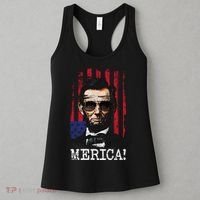 Merica Abe Lincoln Women's Tank Top thumb 3