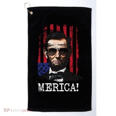 Merica Abe Lincoln Golf Towel
