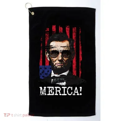 Merica Abe Lincoln Golf Towel