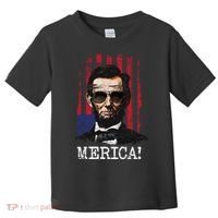 Merica Abe Lincoln Toddler T-Shirt thumb 0