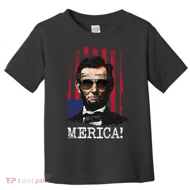 Merica Abe Lincoln Toddler T-Shirt