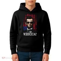 Merica Abe Lincoln Kids Hoodie thumb 4
