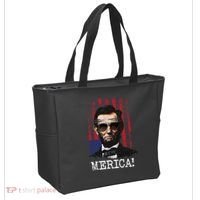 Merica Abe Lincoln Tote Bag thumb 2