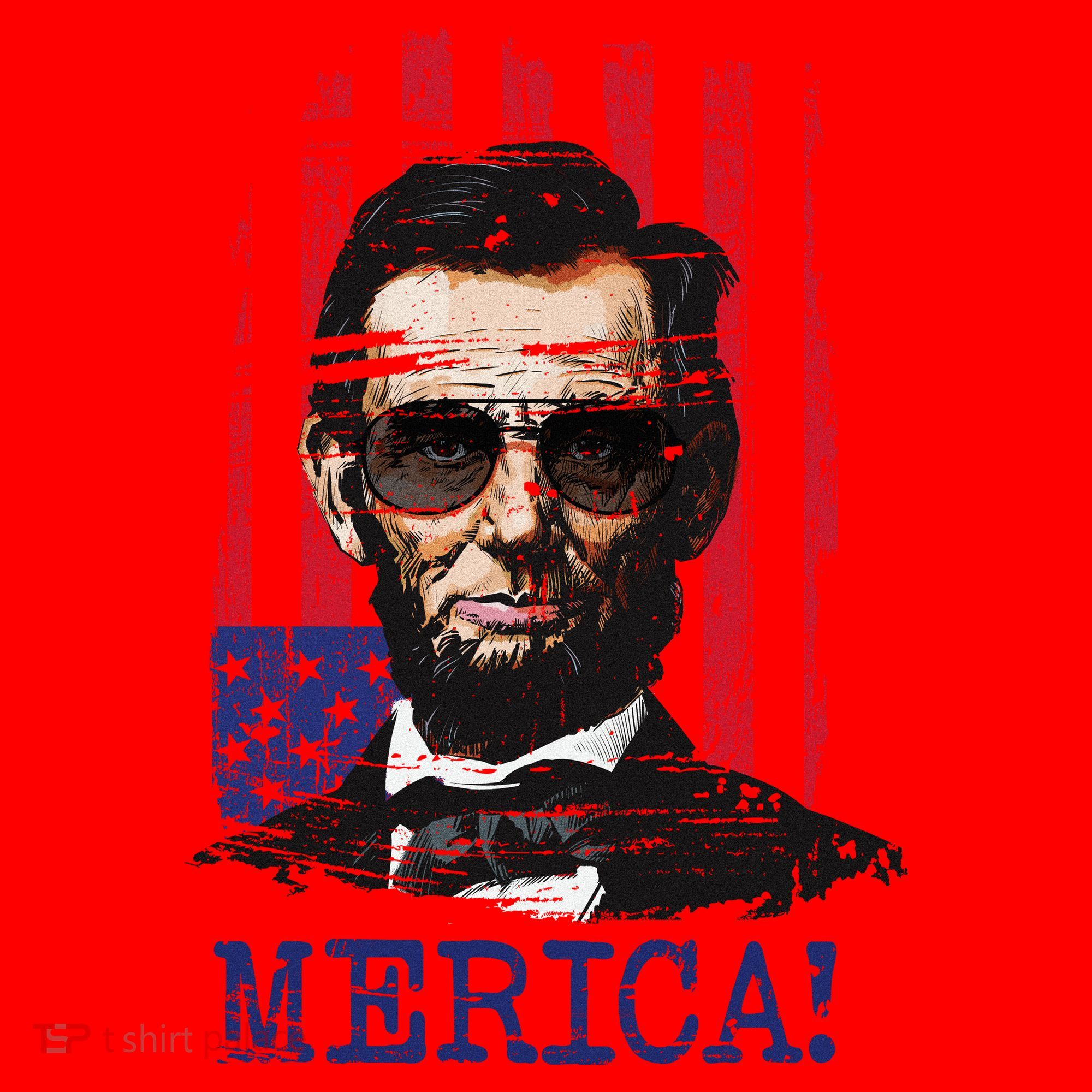 Merica Abe Lincoln Santa Hat