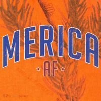 Merica AF Distressed USA Logo Kati Licensed 12" Camo Cuffed Beanie thumb 2